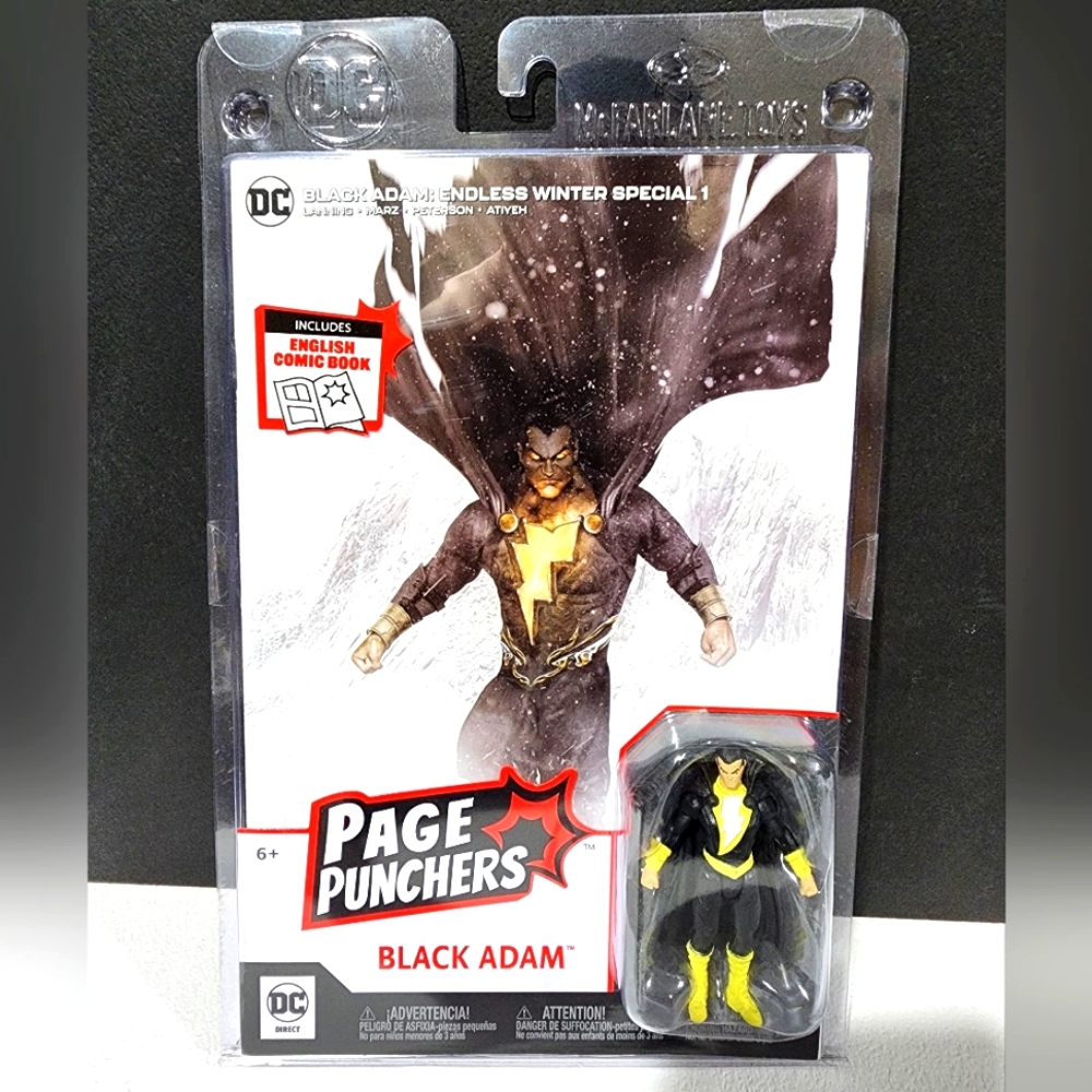 Black Adam DC Comics and Black Adam Figure Toy